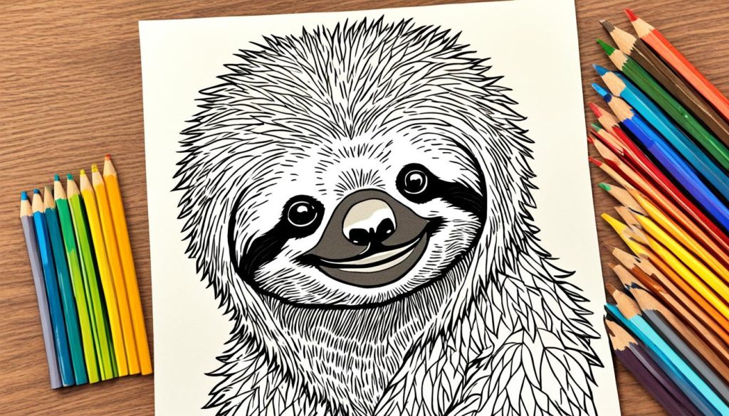 sloth art tutorial