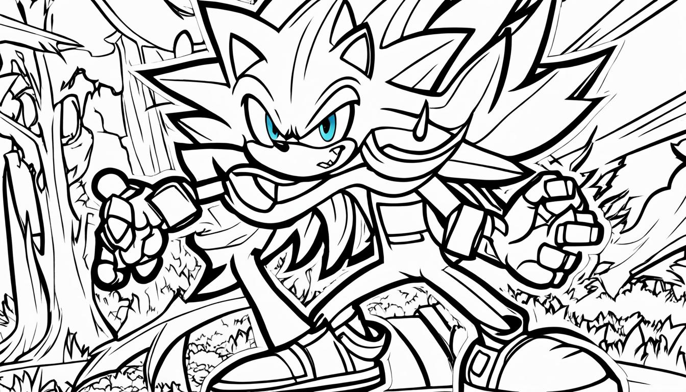 sonic exe coloring pages