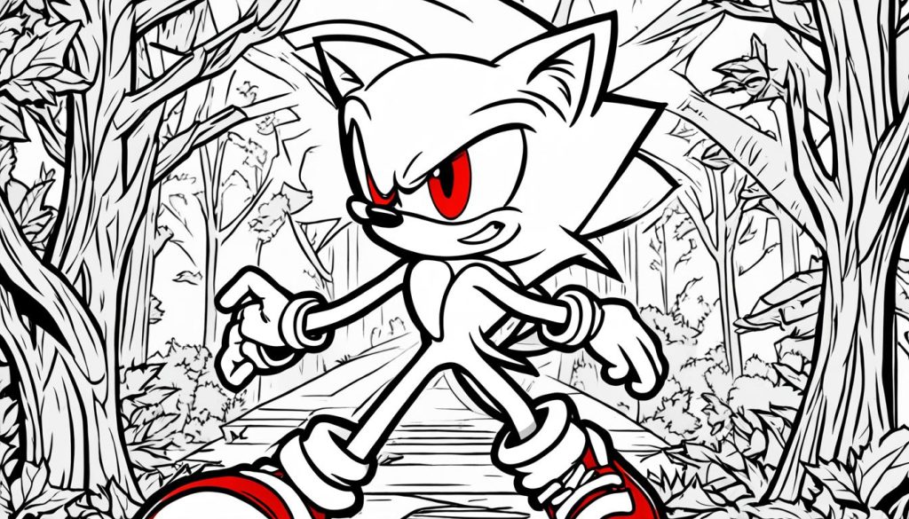 sonic exe printable coloring pages