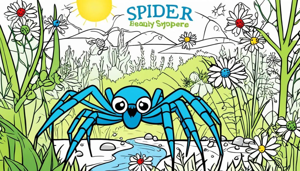 spider coloring pages