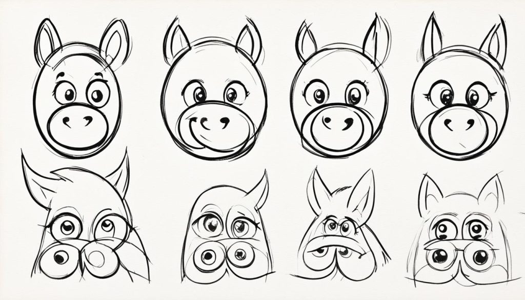 step by step drawing fox tutorial