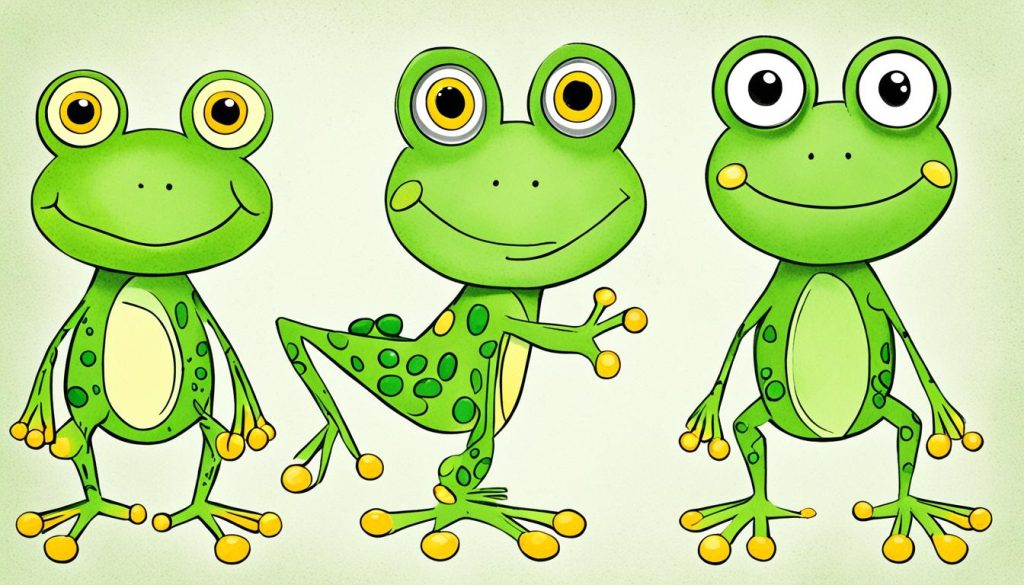 step by step frog drawing tutorial