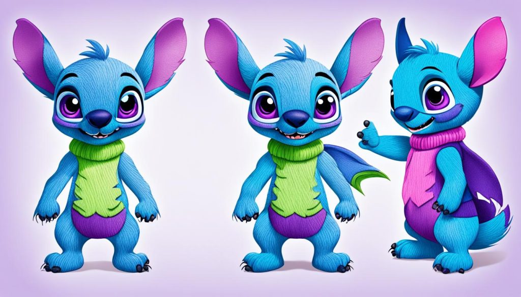 stitch drawing color guide