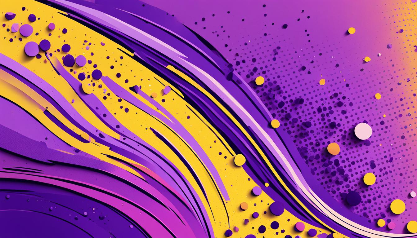 what do yellow and purple make
