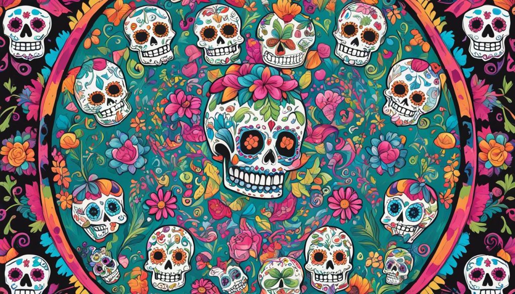 Day of the Dead skulls