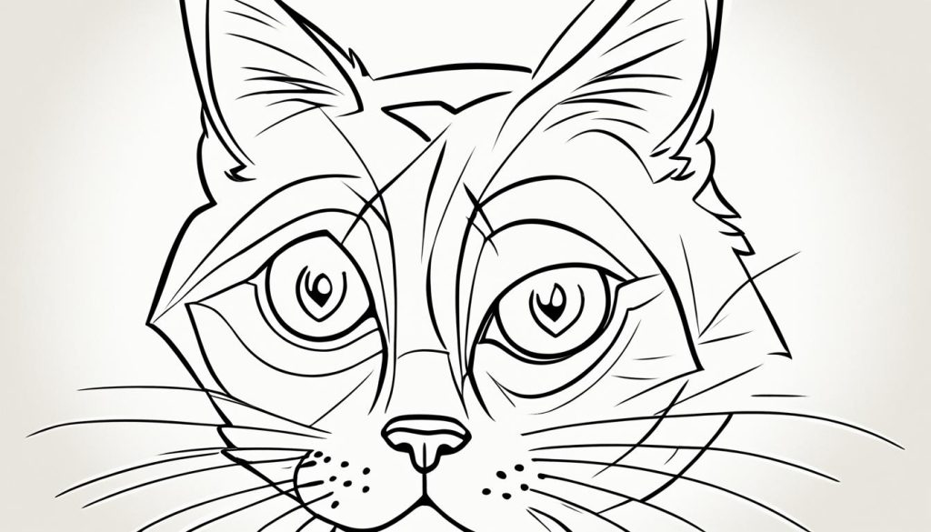 How to Draw a Cat Step 1