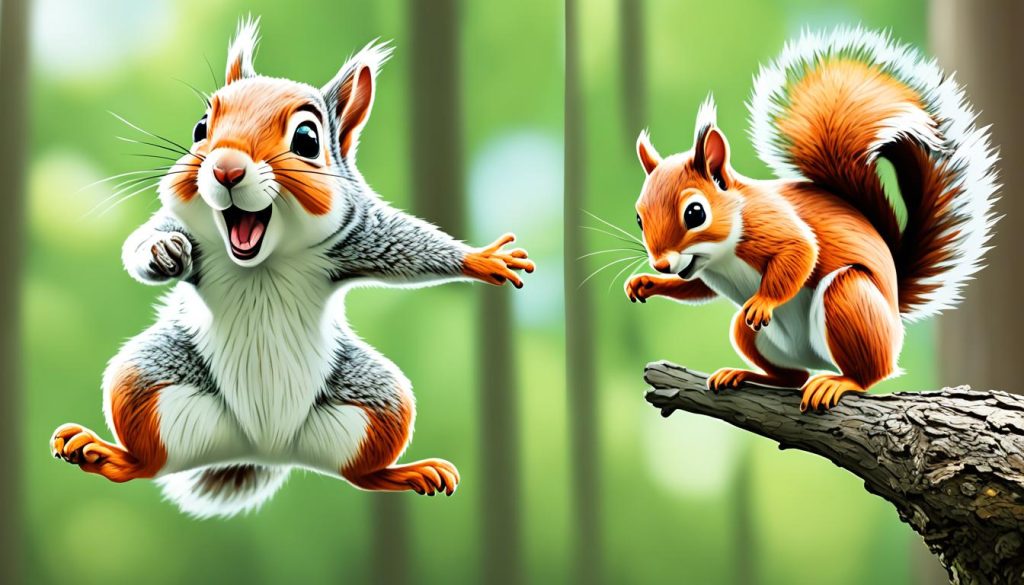 Squirrel Poses