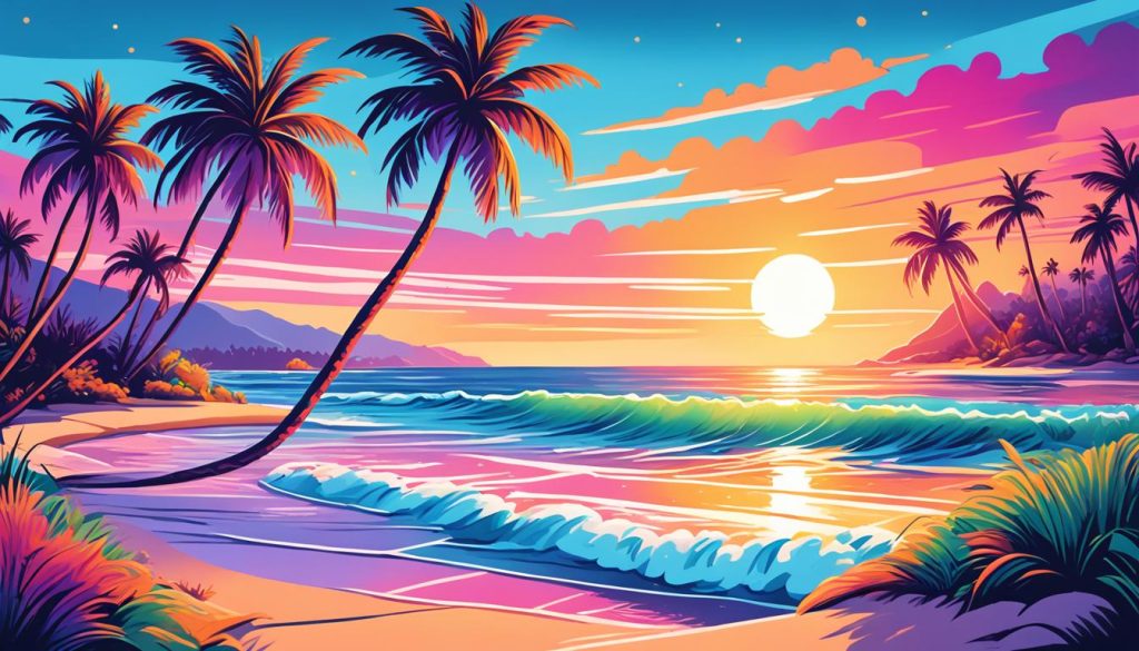 Tips for Adding Color to Beach Artwork