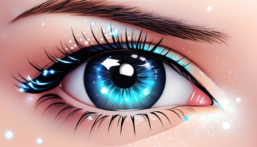 anime eye highlights