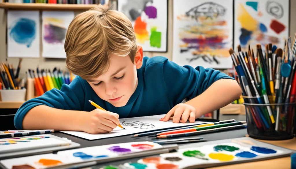 boy drawing tips and tricks