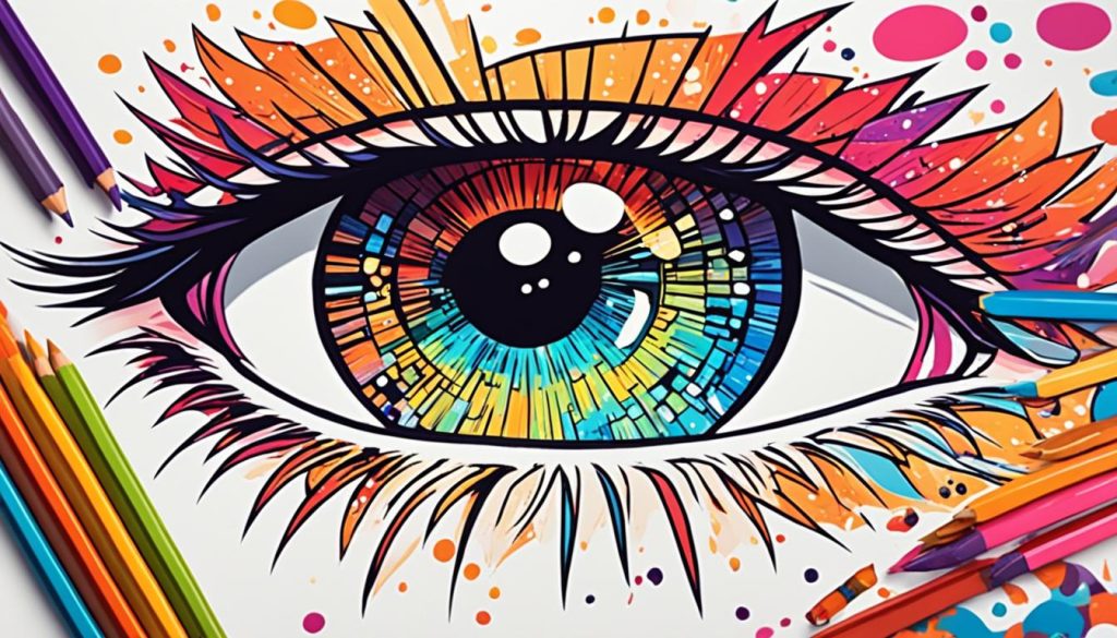 coloring anime eyes