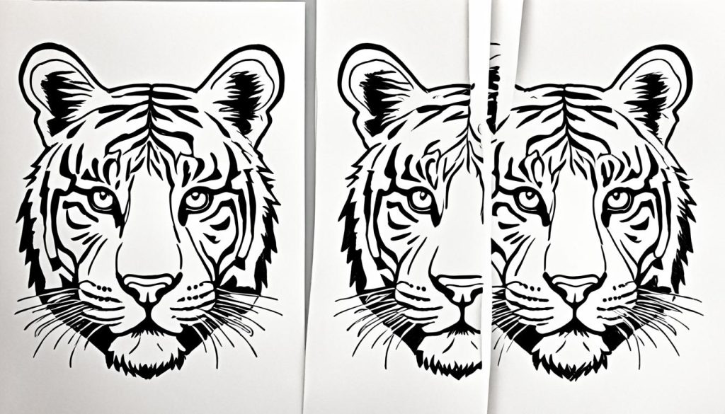 detailed tiger drawing guide detailed tiger drawing guide