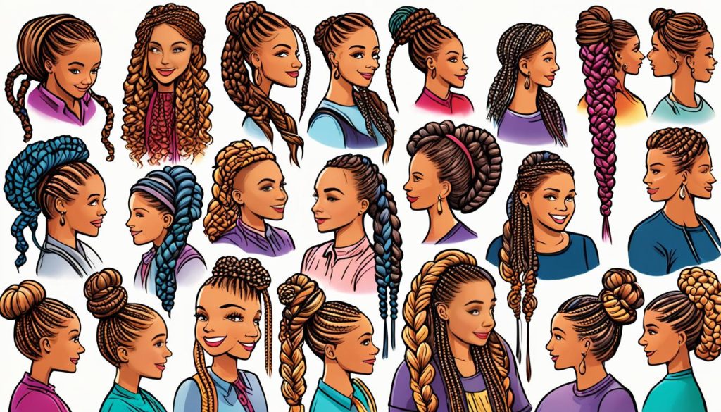 different braid styles