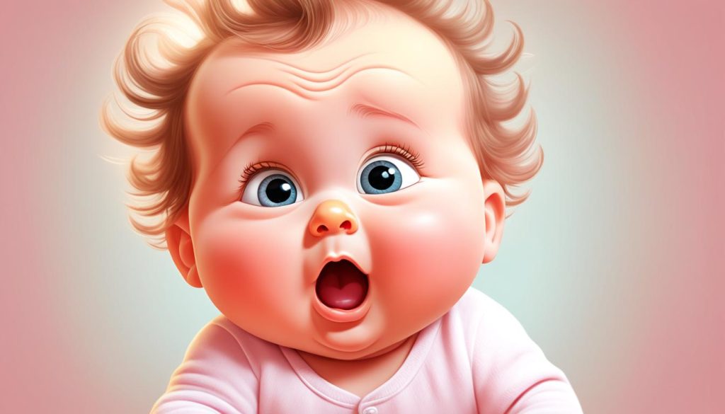 drawing a whimsical baby face