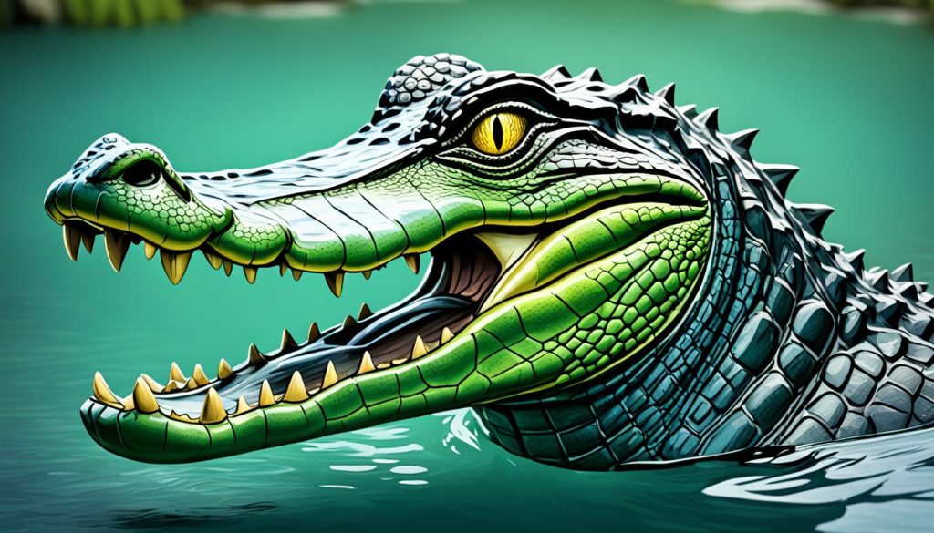 drawing an alligator