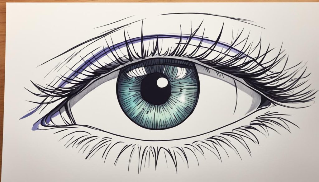 drawing anime eyes step by step
