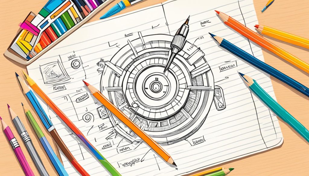 drawing supplies for how to draw a rose