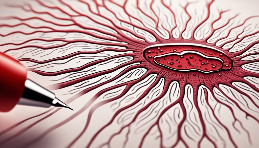 drawing techniques blood