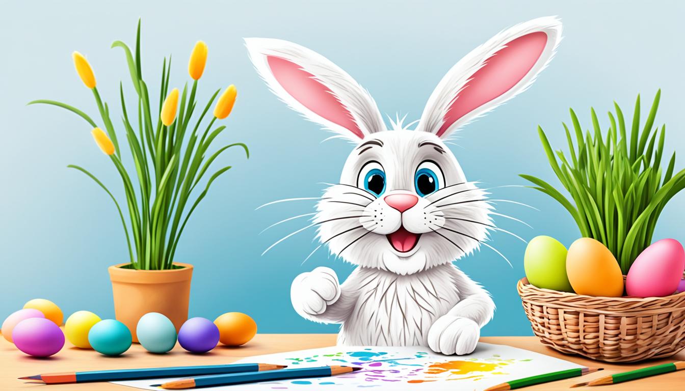 easter bunny how to draw