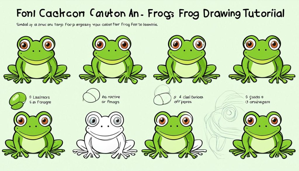 frog drawing tutorial