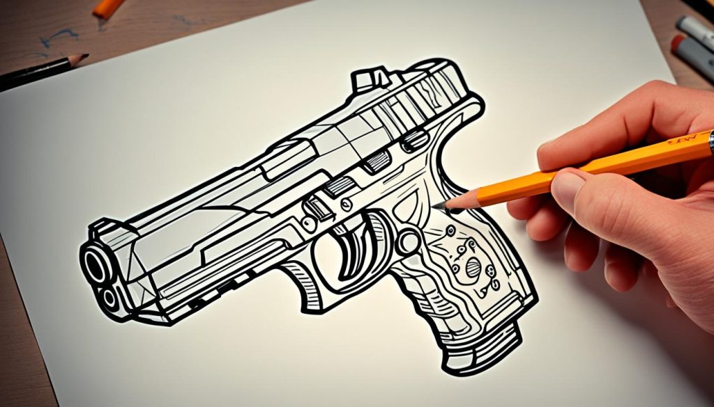 gun drawing techniques