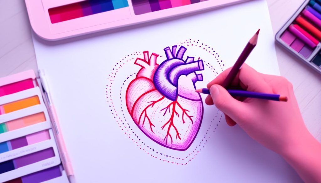 heart drawing ideas video