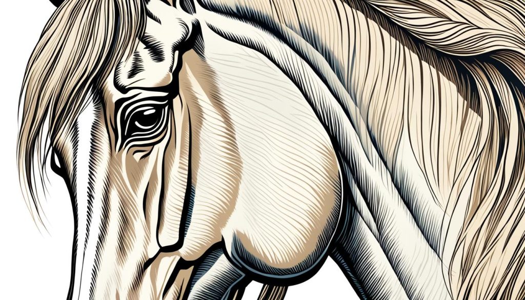 horse art coloring guide
