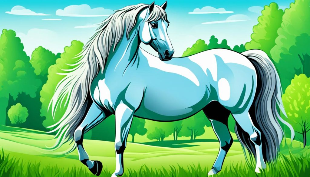 horse art coloring guide