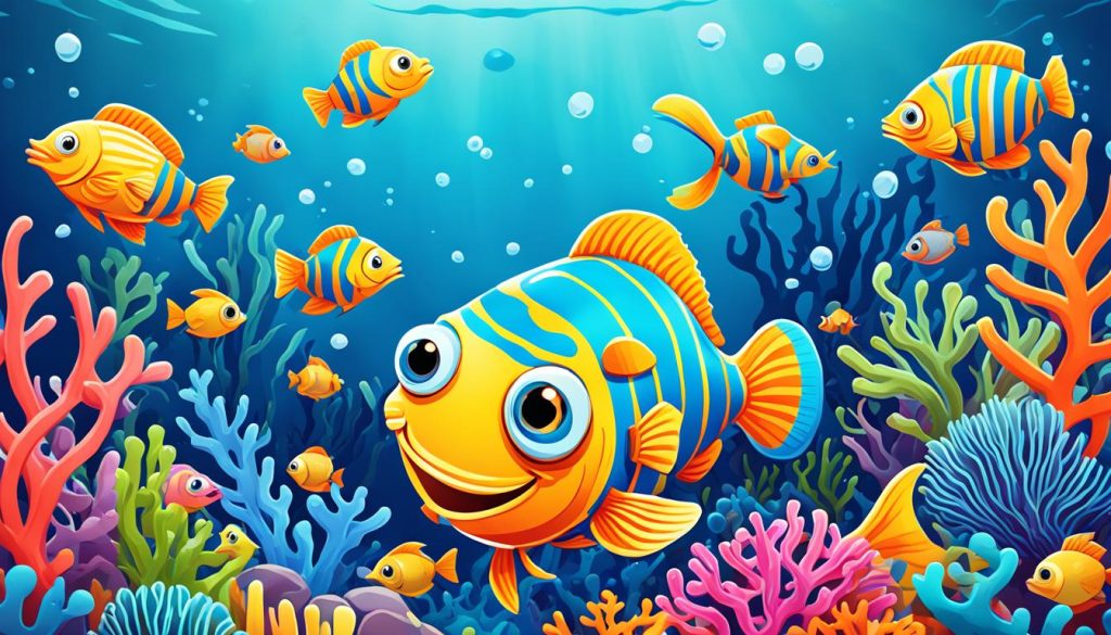how to draw a cartoon fish