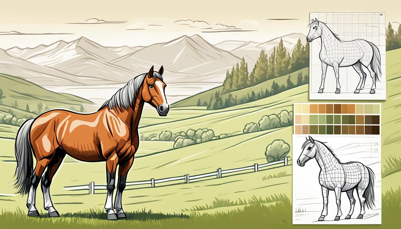 how to draw horse