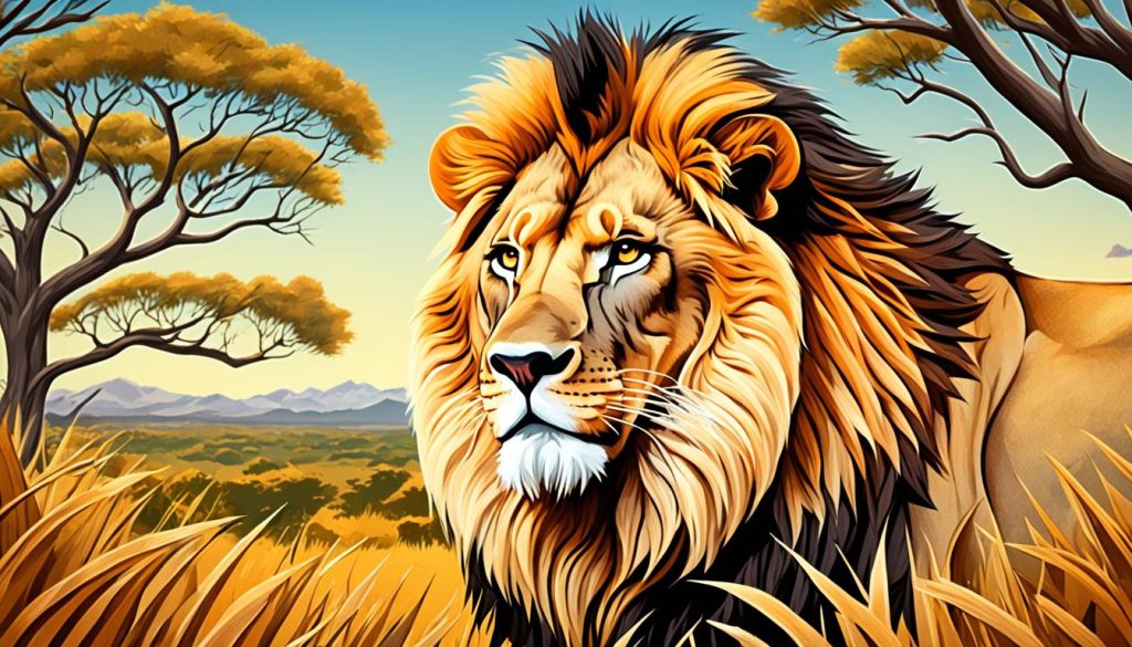 lion art tips