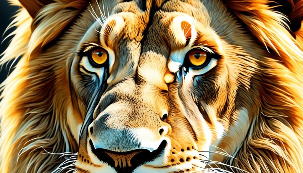 lion illustration tips