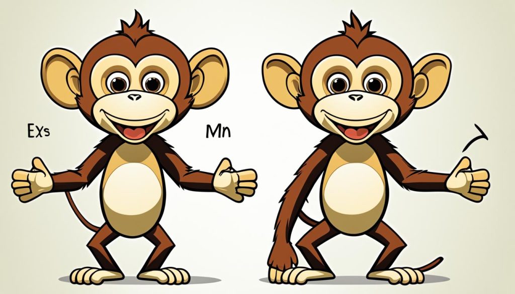 monkey body proportions