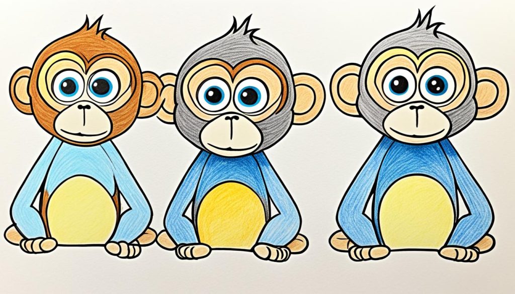 monkey drawing