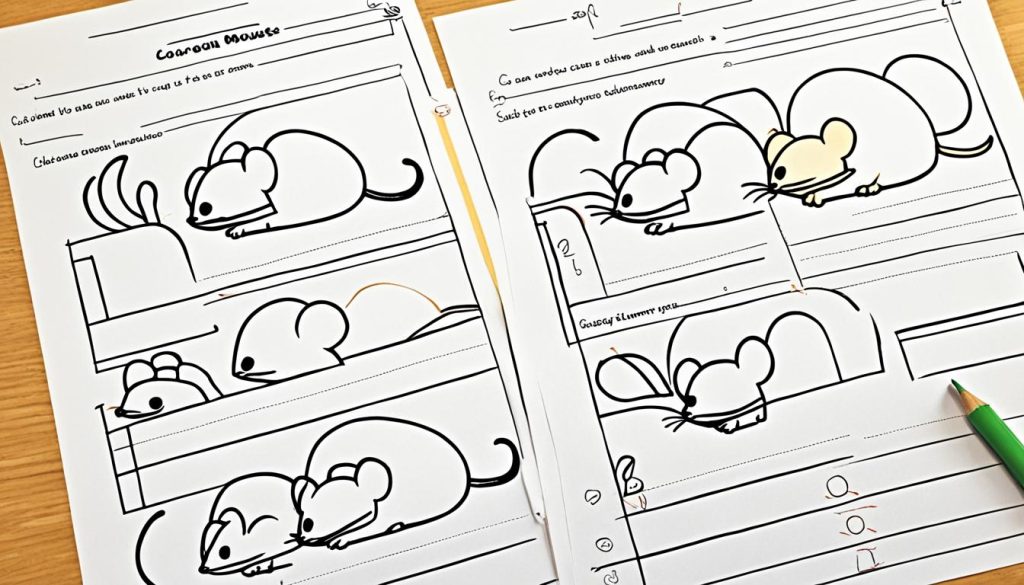 mouse drawing worksheet