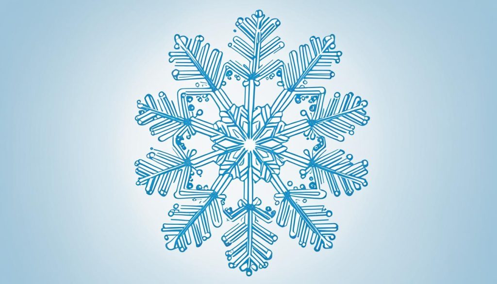 snowflake drawing PDF