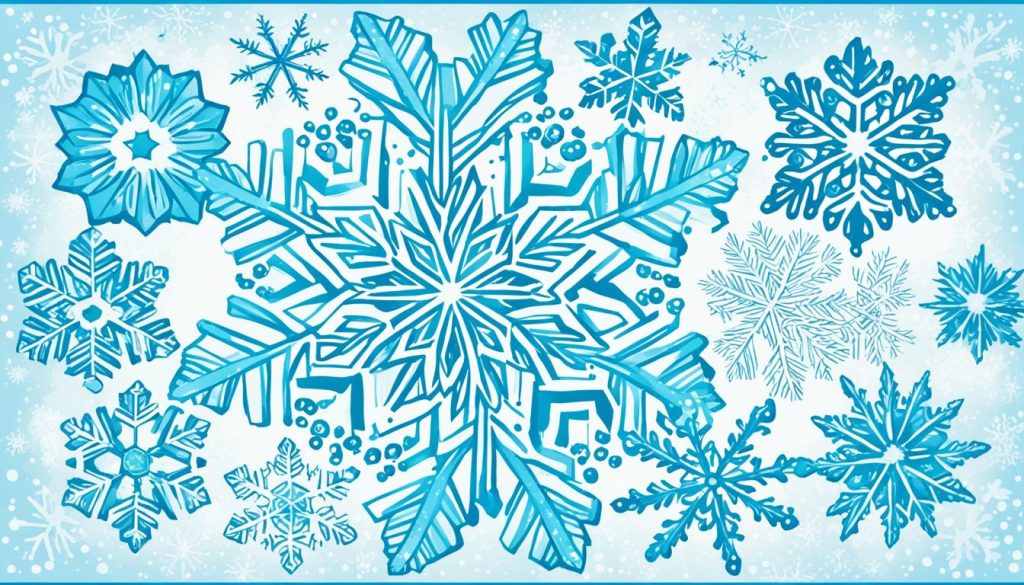 snowflake drawing techniques