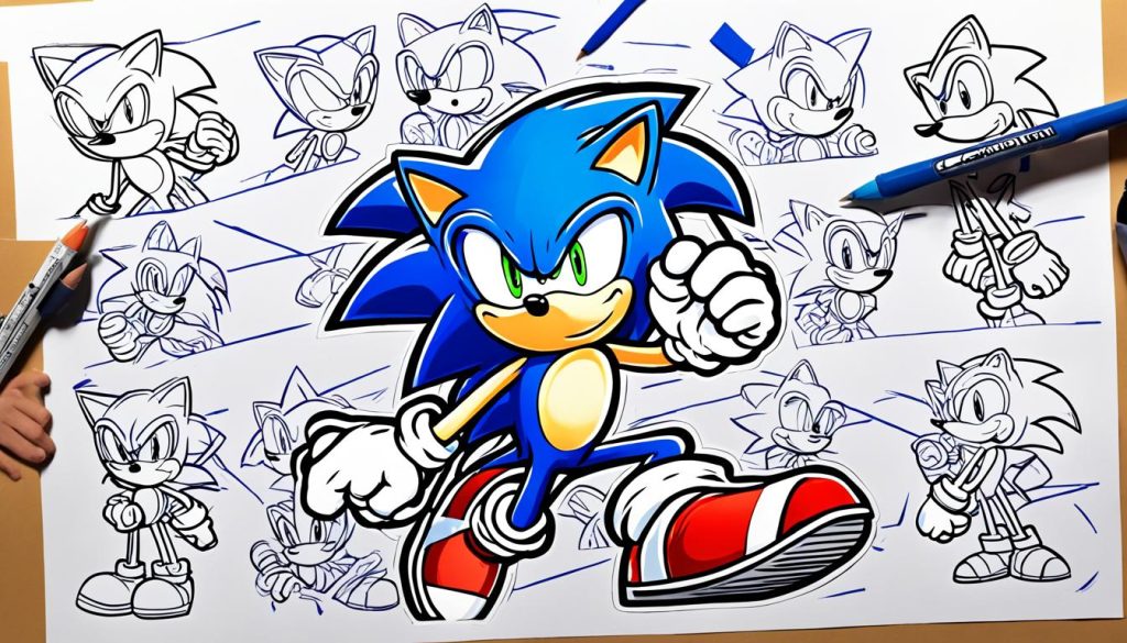 sonic drawing tutorial