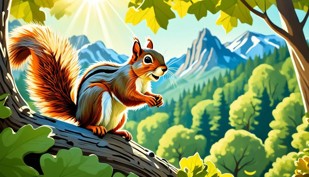 squirrel drawing backgrounds