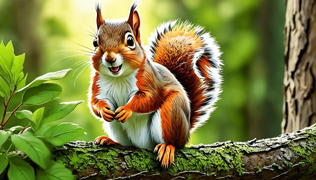 squirrel drawing ideas