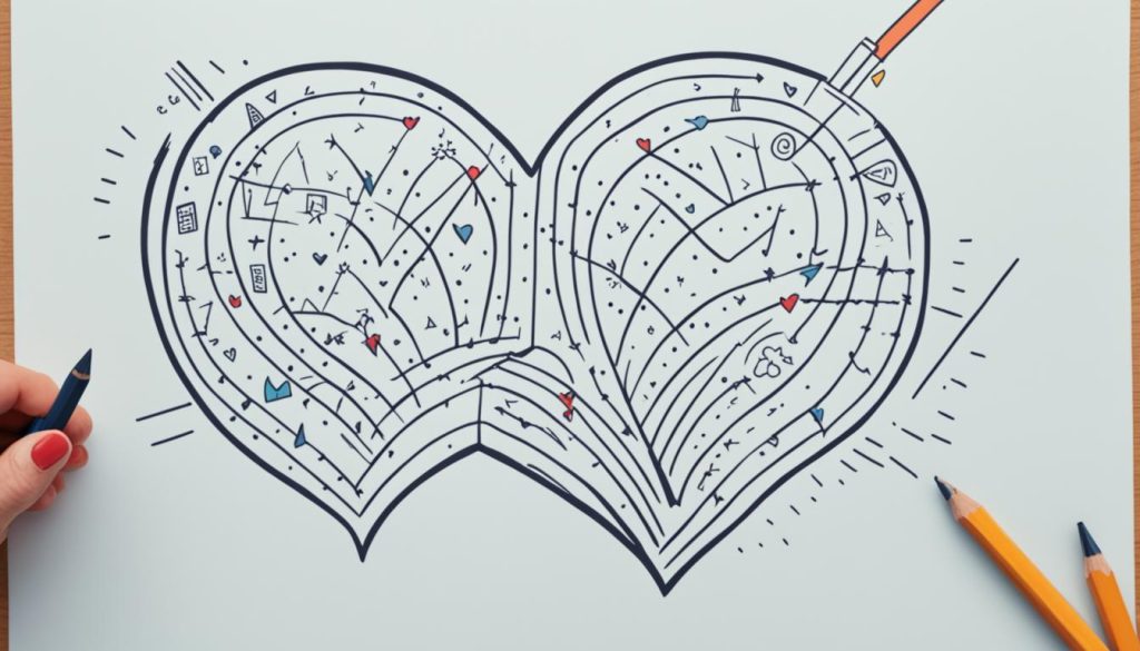tips for drawing a heart with symmetry