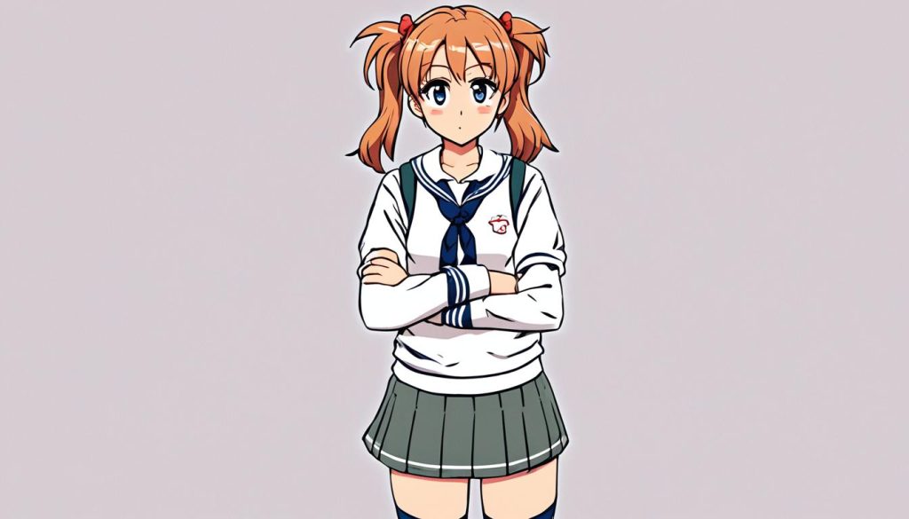 tsundere character