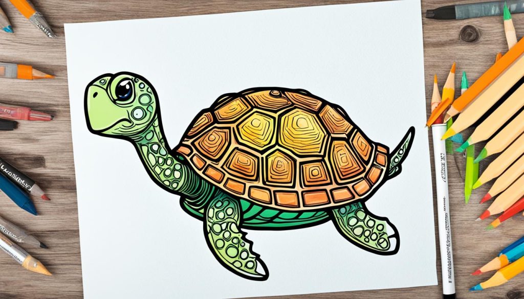 turtle drawing instructional video