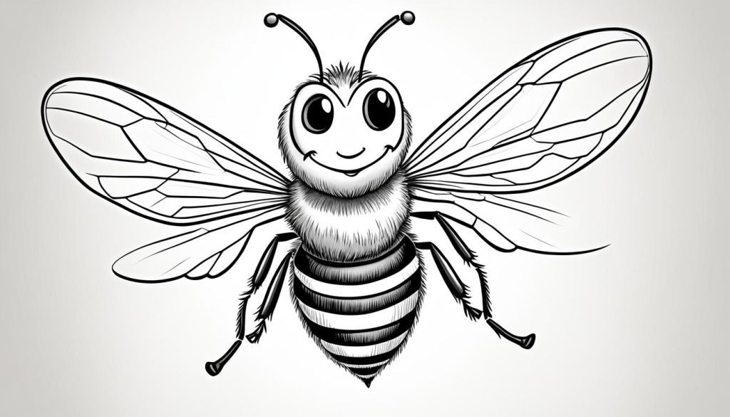 Bee Drawing Before