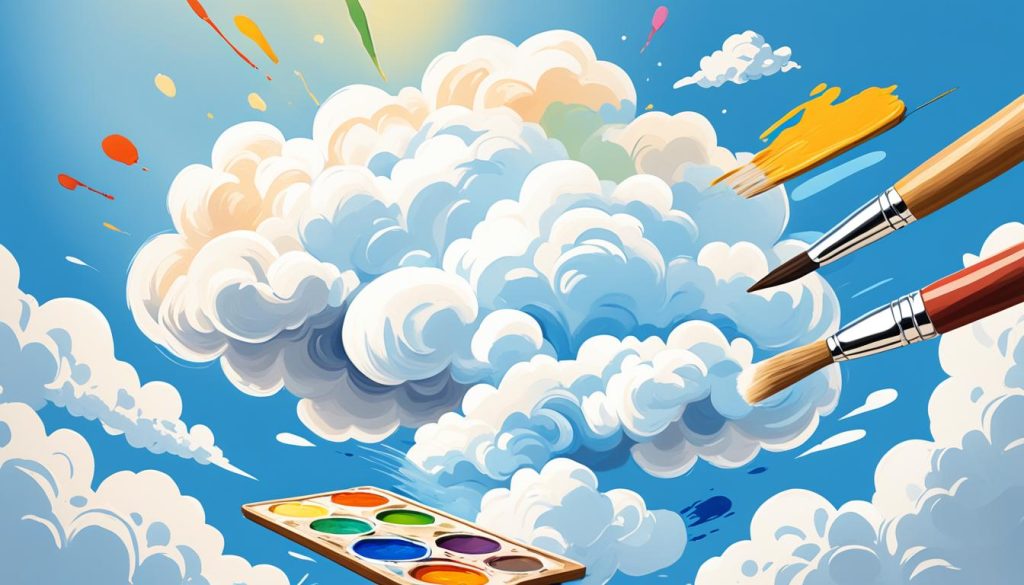 Coloring Tips for Cloud Drawings