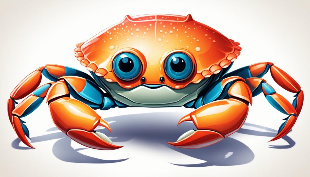 Connect crab eyes to body