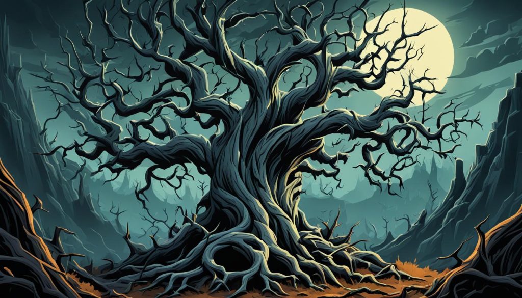 Scary Tree Drawing