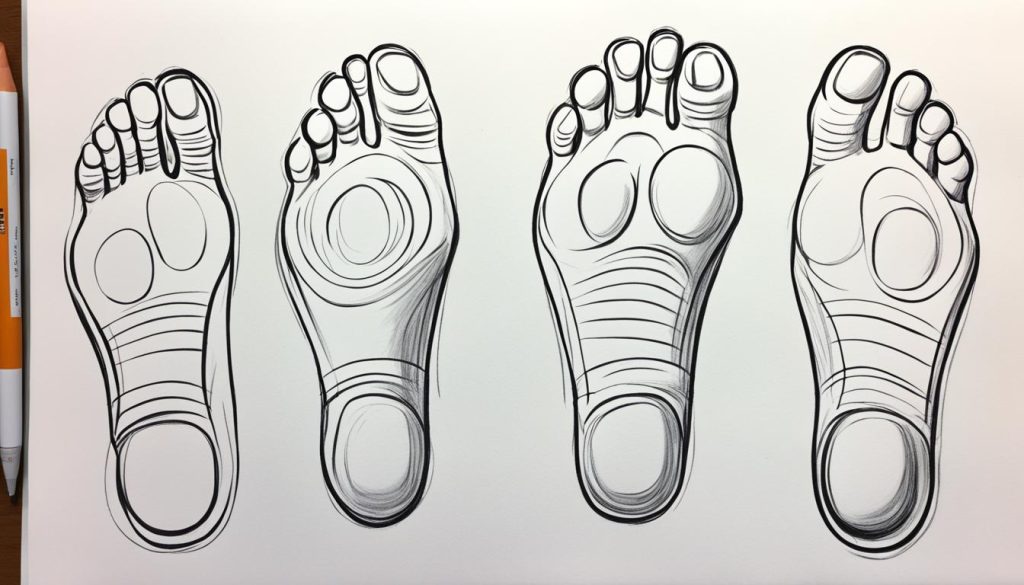Step-by-Step Foot Drawing Tutorial