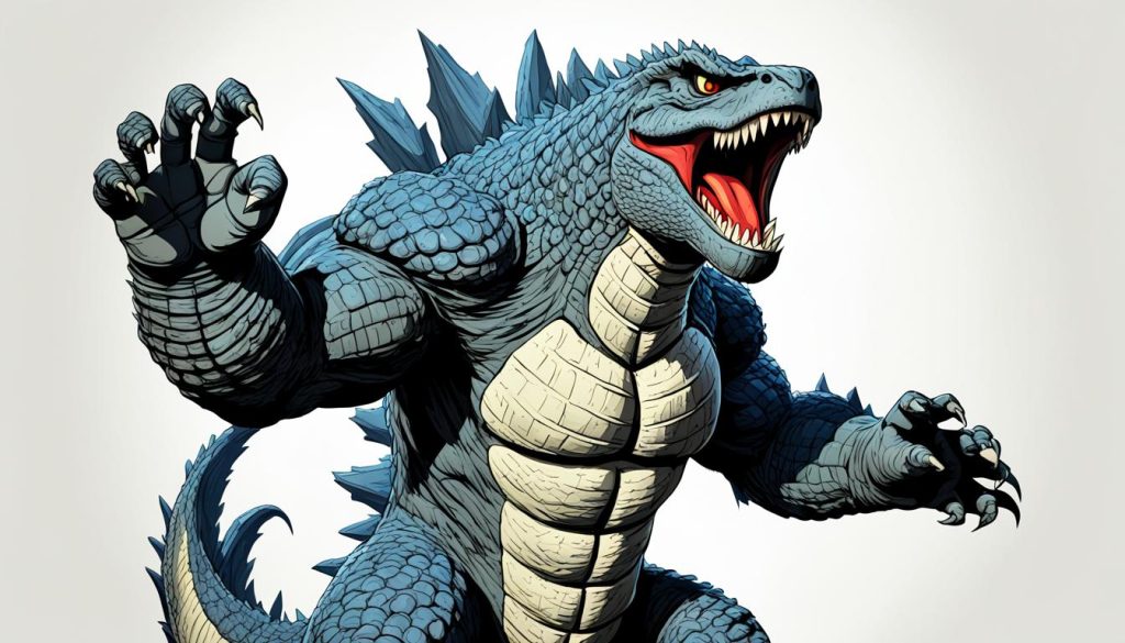 Step-by-Step Godzilla Drawing