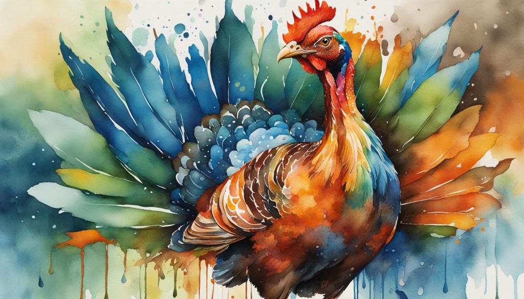 Watercolor Turkey Painting